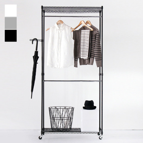 마켓비 ARIMO 이동식행거 2단 9001930