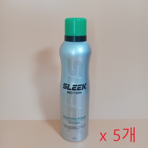 도루코 슬릭 모션 쉐이빙폼 210ml (5개)_이미지