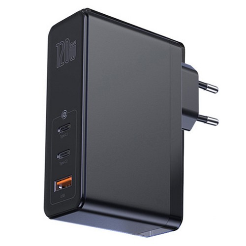 베이스어스 PD PPS 120W 3포트 GaN2 Pro 충전기 CCGAN2P-D01