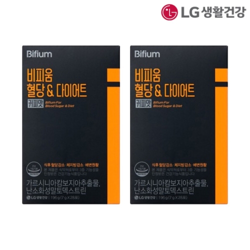 LG생활건강 비피움 혈당&다이어트 커피맛 28포 (2개)_이미지