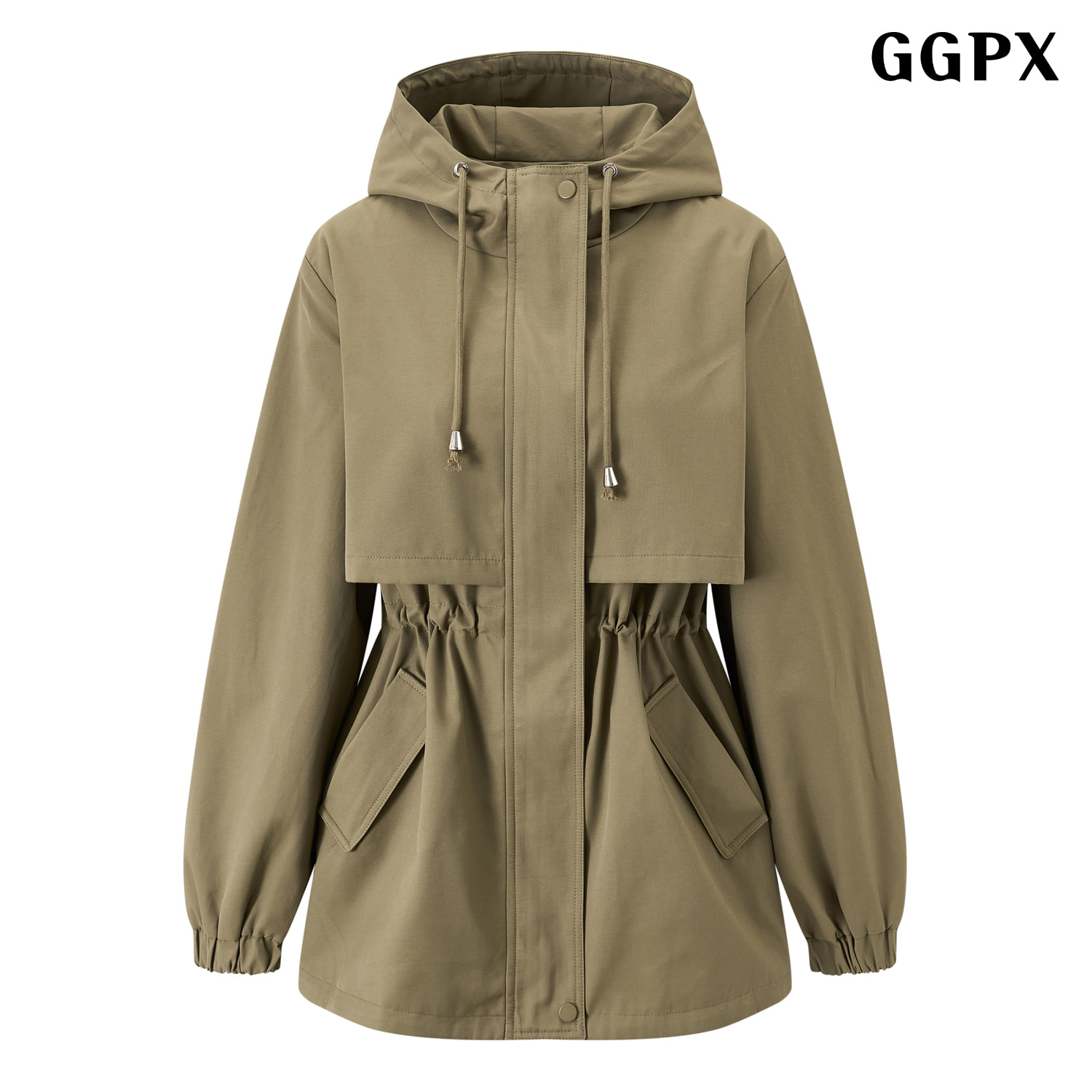 GGPX 뉴트럴 스트링 카고 후드 자켓 GQCJK012D