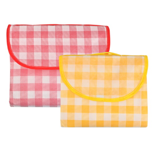 킴스팜팜 체크무늬 방수 돗자리 (200x200)_이미지