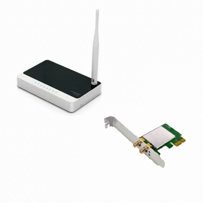 EFM ipTIME N104M 공유기 패키지 (+ N300PX PCI-E 무선랜카드)_이미지