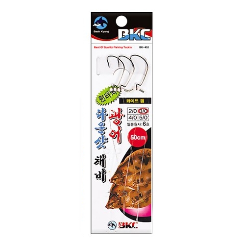 백경산업 BK-432 원터치 광어 다운샷 채비 A 50cm