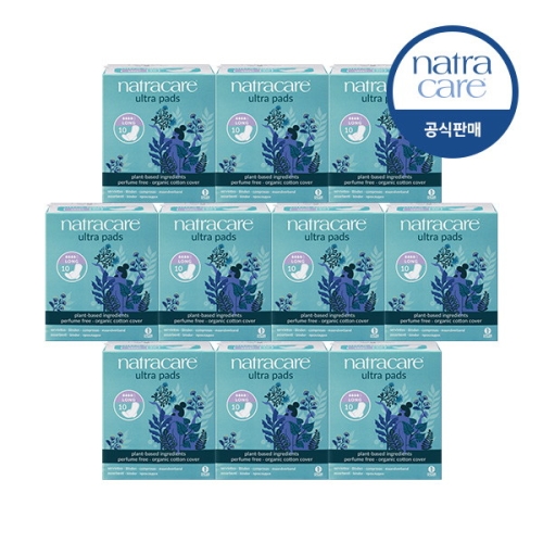 바디와이즈 나트라케어 울트라 패드 롱 대형 10개 (10팩(100개))