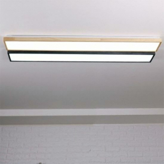 대림라이팅 LED 블랙 우드 주방등 50W_이미지