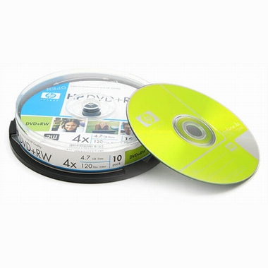 HP DVD+RW 4.7GB 4x 케익 (10장)_이미지