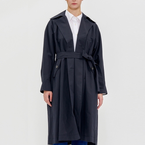 캐리스노트 오버사이즈 트렌치 코트 네이비 CN4SCT202NY_이미지