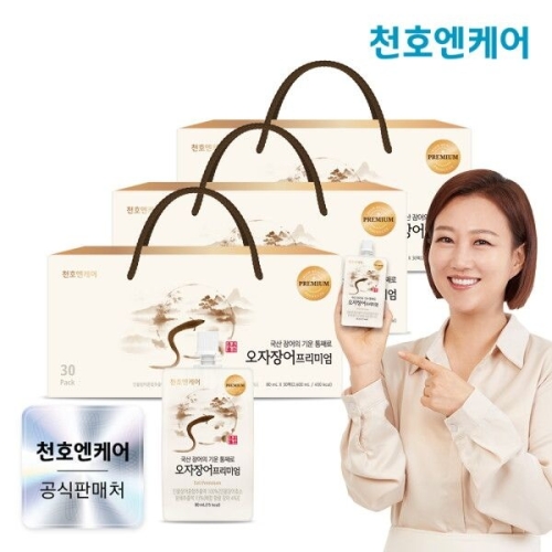 천호엔케어 오자장어 프리미엄 80ml 30팩 (3개)