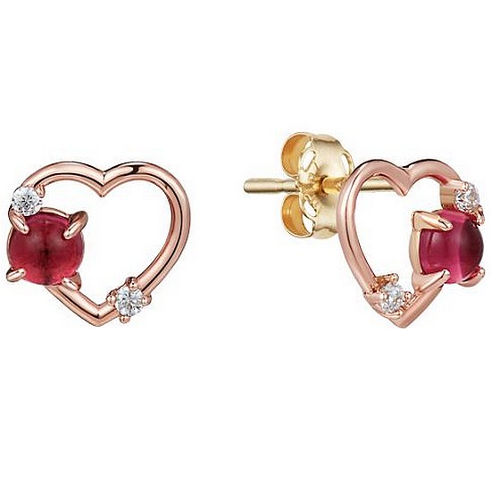 미니골드 이나 하트 귀걸이 ECOS4117