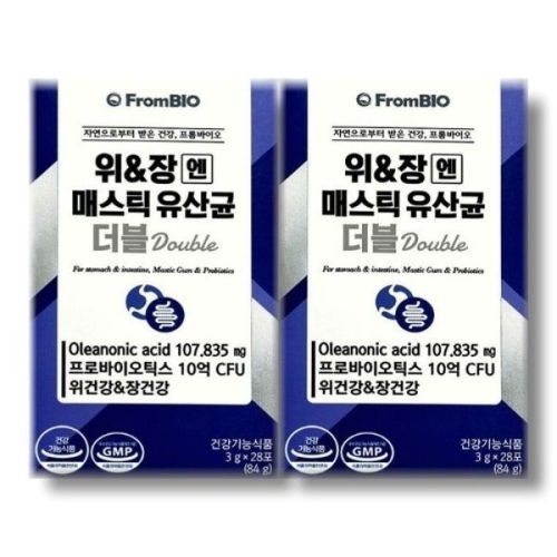 프롬바이오 위장엔 매스틱 유산균 더블 28포 (2개)_이미지