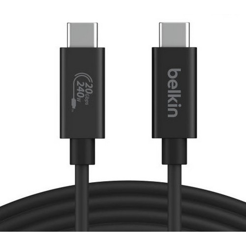 벨킨 USB4 20Gbps PD C to C타입 240W 케이블 INZ004 (2m)_이미지