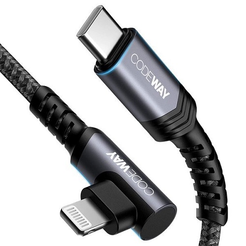 C to 라이트닝 8핀 ㄱ자형 케이블