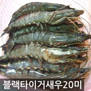 마산수산 블랙타이거 20마리 500g [1개]