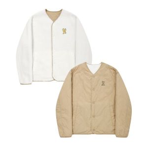 비케이브 와키윌리 퀼팅 플리스 리버시블 점퍼 MG2403JK02CM