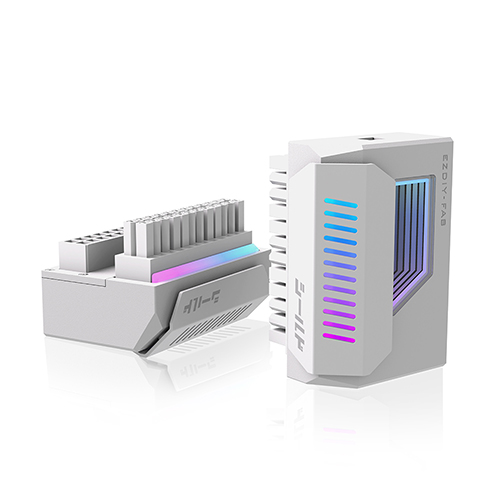 EZDIY-FAB SHIELD ATX 24�� ARGB 180�� �����(ȭ��Ʈ)