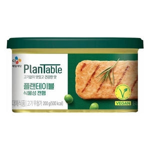 CJ제일제당 플랜테이블 식물성 캔햄 200g (3개)_이미지