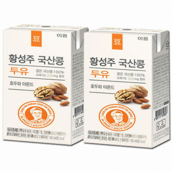 국산콩 두유 호두와 아몬드 140ml