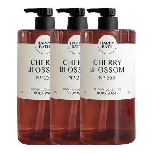 해피바스 오리지널 컬렉션 바디워시 체리블로섬 910g (3개)_이미지