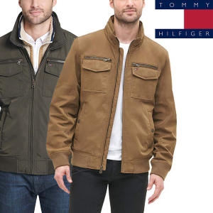  타미힐피거 남성 경량 다운 패딩 자켓-12.타미 컬러블록 집업_158AP775