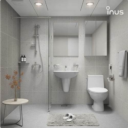 이누스바스 테라조 그레이 올인원 패키지 거실욕실