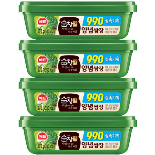 해표 순창궁 990 양념쌈장 170g (4개)_이미지