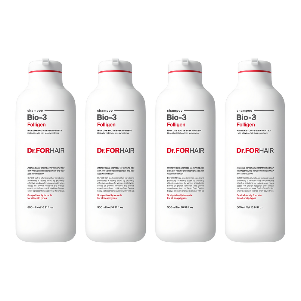 닥터포헤어 폴리젠 바이오-3 샴푸 500ml (4개)