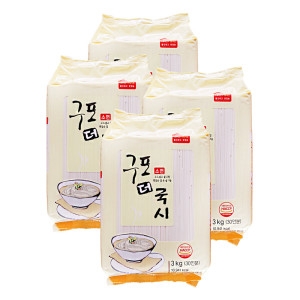 구포 더 국시 소면 3kg 4개 국수