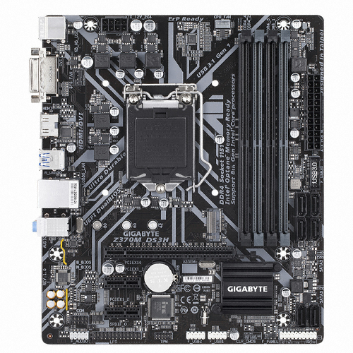 GIGABYTE Z370M DS3H 듀러블에디션 제이씨현_이미지