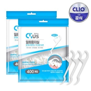 크리오 클리어스 일회용 치실 800입 치간 칫솔 교정 구취제거