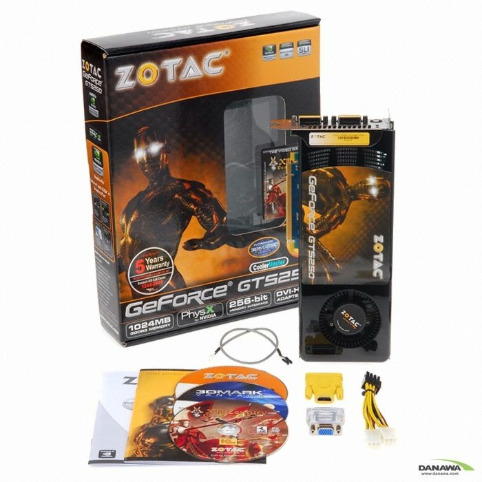 ZOTAC ������ GTS250 1GB �𷯸�����