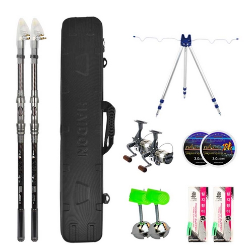 날개 2대+카펠라 1300 릴 민물 원투세트