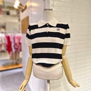 르피타 스몰 기본 카라 니트 L242USW807_이미지