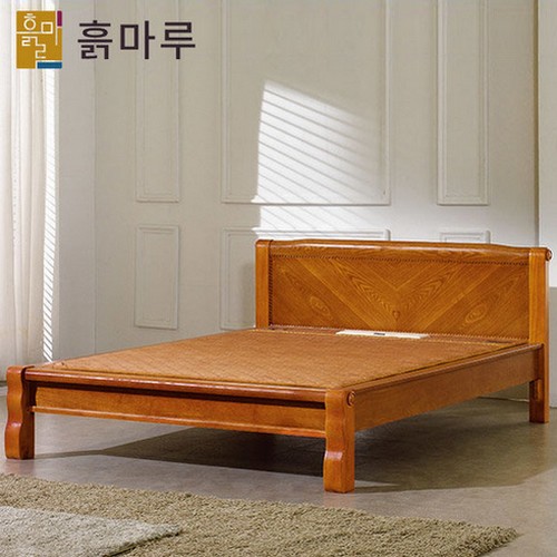  흙마루 Q1001W 흙침대 Q [자수확장황토볼]