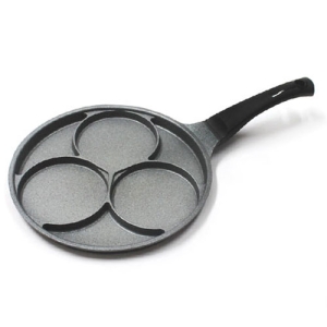 퀸센스 3구 계란후라이팬 에그팬 24cm 1개