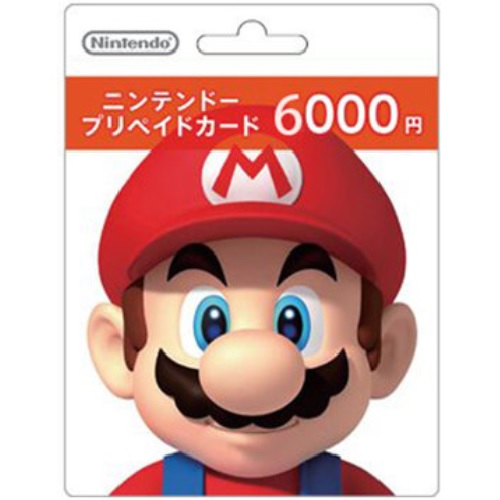 Nintendo 닌텐도 선불 카드 일본 (6000엔)