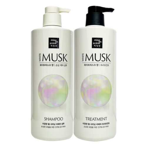 펄 샤이닝 리페어 샴푸 화이트머스크향 1000ml+트리트먼트 1000ml 2종세트