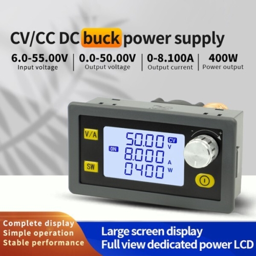DC 6V-55V 0-50V 5A 8A 250W 400W CNC 가변 전압 조정기 CV CC 스텝 다운 전원 공급 장치 모듈 X.._이미지