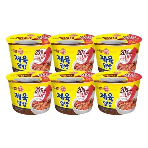오뚜기 컵밥 제육덮밥 310g (6개)