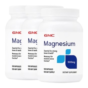 GNC 마그네슘 500mg 120캡슐 (3개)_이미지