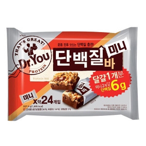 오리온 닥터유 단백질바 미니 337.5g (2개)_이미지