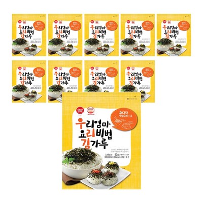 대양식품 바다모아 우리엄마 요리비법 김가루 60g 10개_이미지