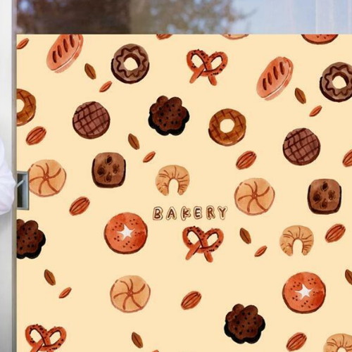 낭만창고 뮤럴실사 시트지 다양한빵패턴 nang311 (1장, 100cm x 100cm)_이미지