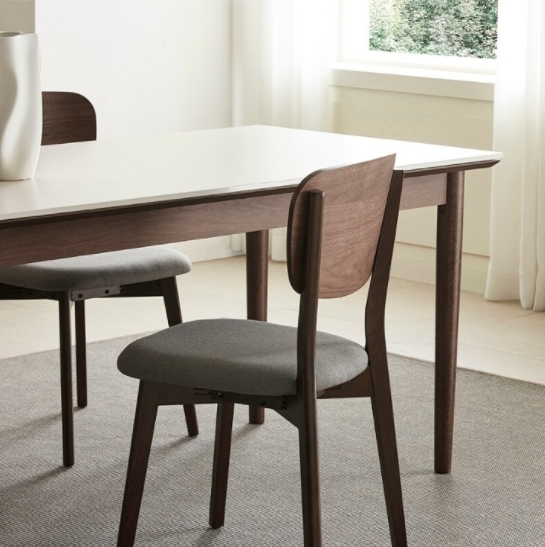 까사미아 카르네 세라믹 식탁 1800 (패브릭의자6개)_이미지