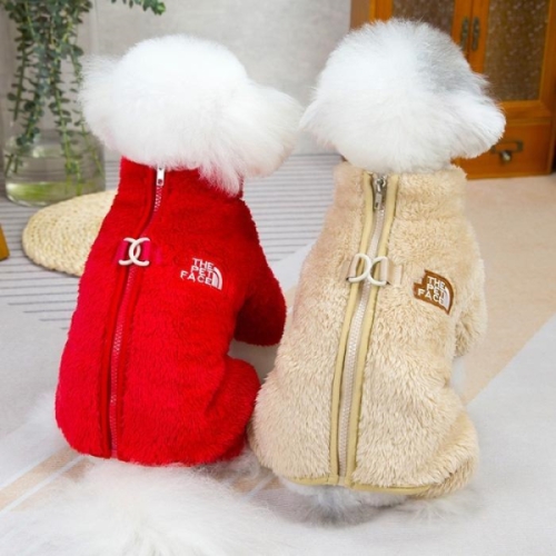 잇백잇슈 심플풀집업강아지옷 하네스고리 털안감 가벼운 산책 19497844