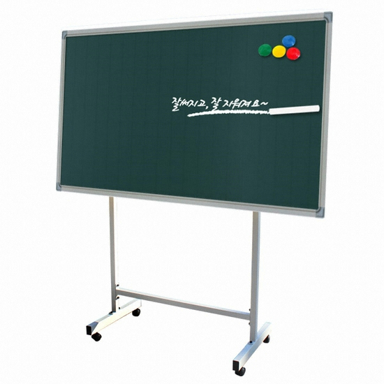 파란들칠판교구 화이트보드 + 이동식세트 (120x85cm)