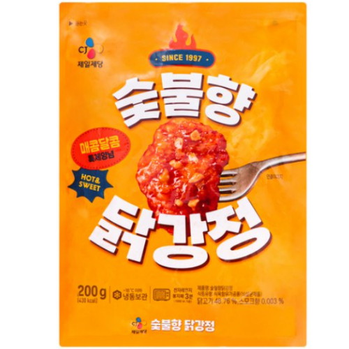 CJ제일제당 숯불향 닭강정 200g (5개)