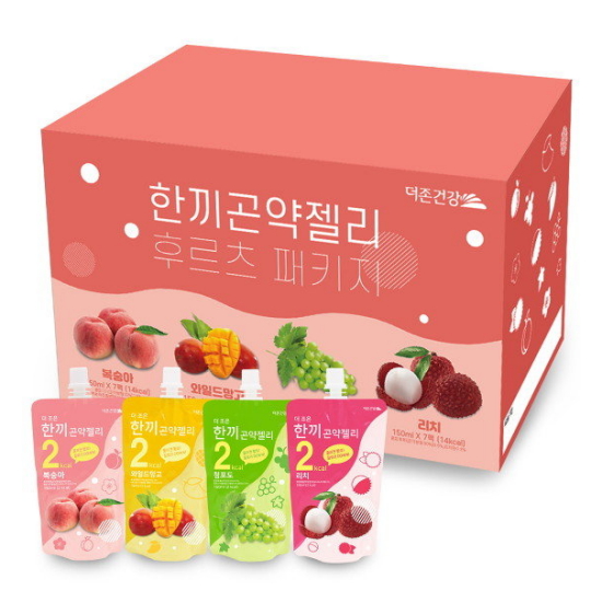 더존건강 더조은 한끼 곤약젤리 후르츠 패키지이미지입니다. 누르면 해당 게시물로 새창이동합니다.