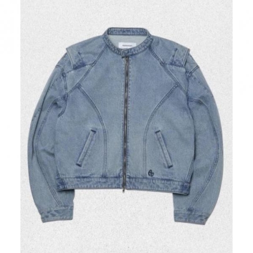 노매뉴얼 노메뉴얼 NOMANUAL T.I.D RIDER JACKET WHITE BLUE NM43JK04M1SK 2520764_이미지