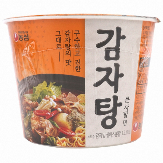 농심 감자탕 큰사발면 105g (16개)_이미지